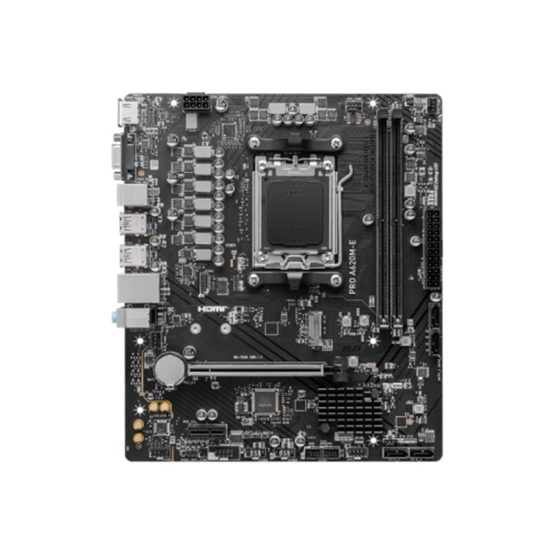 MSI PRO A620M-E placa base AMD A620 Zócalo AM5 mini-ATX