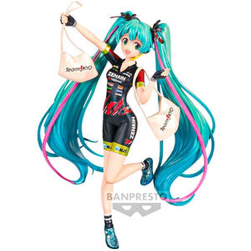 FIGURA HATSUNE MIKU RACING 2019 BANPRESTO CHRONICLE HATSUNE MIKU 17CM