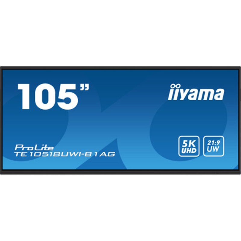 iiyama PROLITE Pizarra de caballete digital 2,74 m (108") LED Wifi 450 cd / m² 5K Ultra HD Negro Pantalla táctil Procesador inco