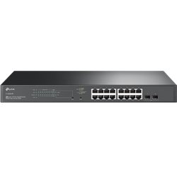 TP-Link TL-SG2218P switch L2/L2+ Gigabit Ethernet (10/100/1000) Energía sobre Ethernet (PoE) 1U Negro