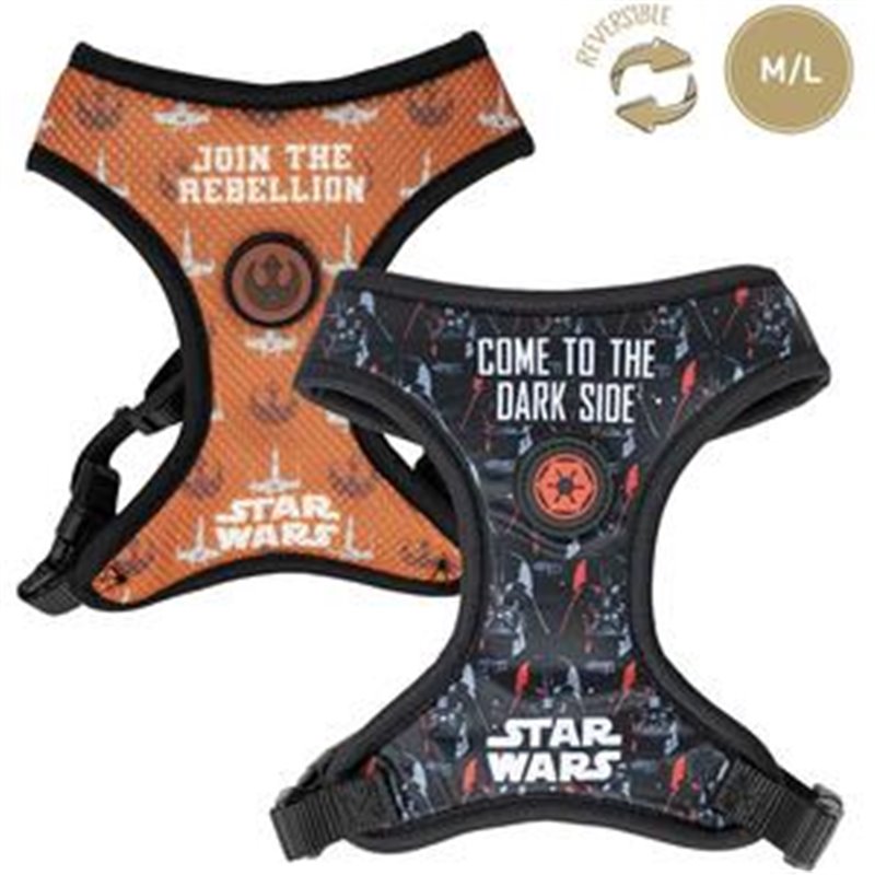 ARNÉS PREMIUM PARA PERROS M/L STAR WARS