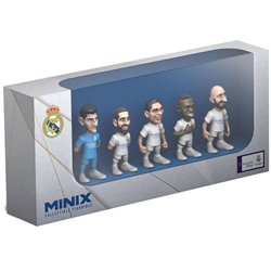 Blister 5 figuras Minix Real Madrid 7cm