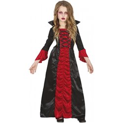 DISFRAZ VAMPIRESA ROJO NIÑA INFANTIL