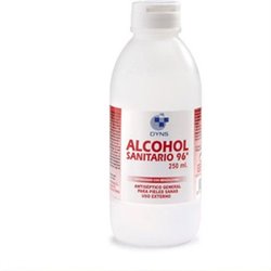 ALCOHOL SANITARIO 96. 250 ML.