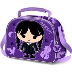 BOLSA PORTAMERIENDAS 3D CHIBI MIERCOLES