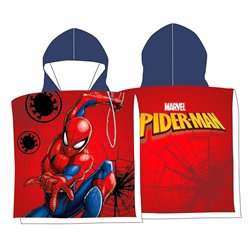 Poncho toalla Spiderman Marvel algodon