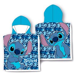 Poncho toalla Stitch Disney microfibra