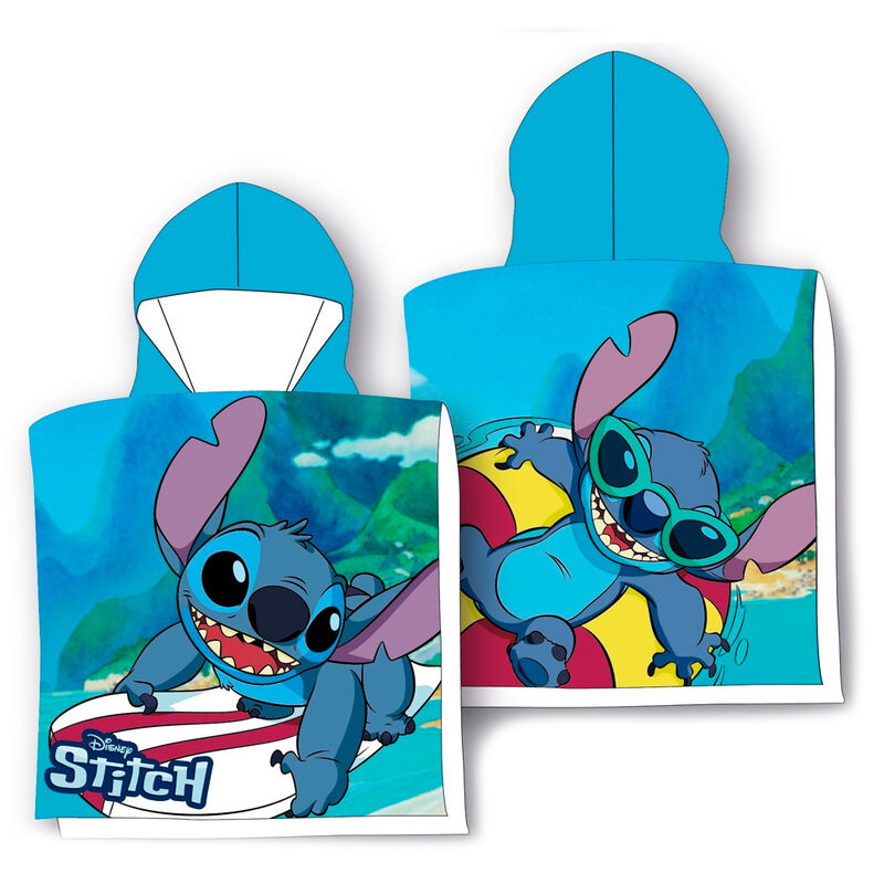 Poncho toalla Surf Stitch Disney microfibra