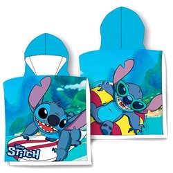 Poncho toalla Surf Stitch Disney algodon