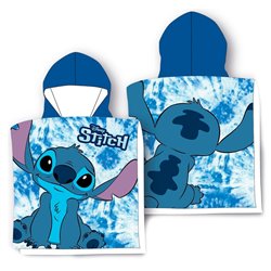 Poncho toalla Stitch Disney algodon