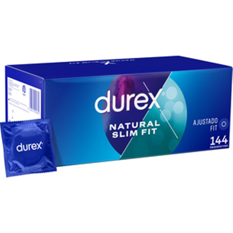 DUREX NATURAL SLIM FIT PRESERVATIVOS 144 UDS