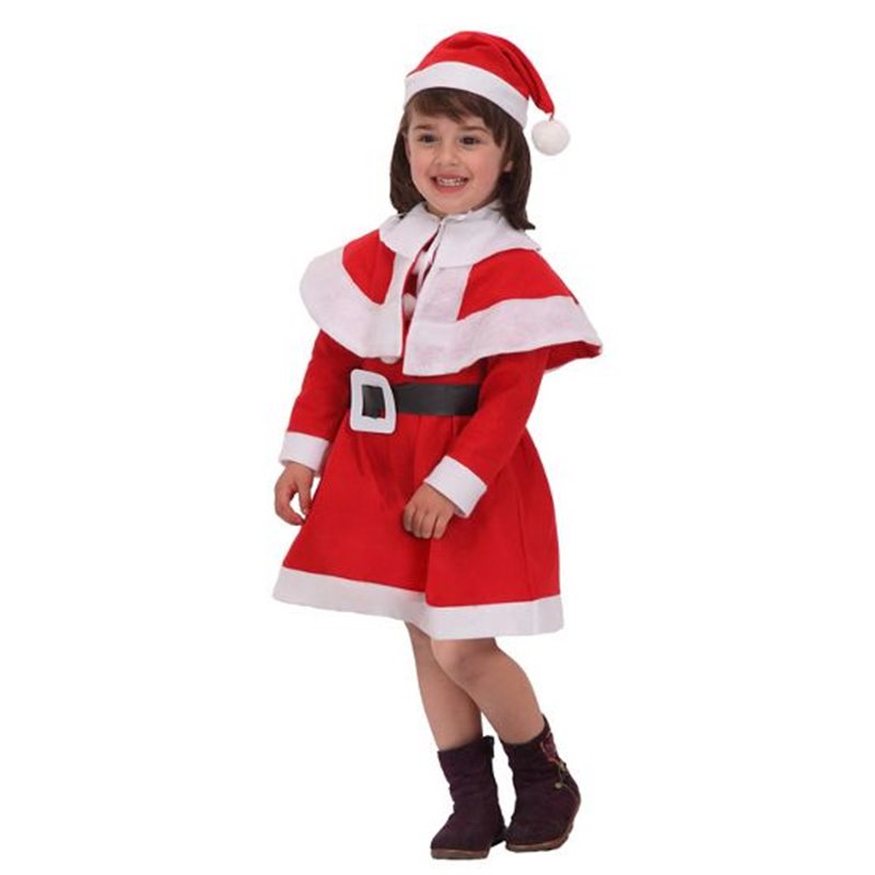 DISFRAZ PAPA NOEL NIÑA 5/6 AÑOS