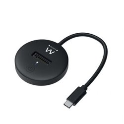 Ewent EW7013 base de conexión para disco duro USB 3.2 Gen 2 (3.1 Gen 2) Type-C