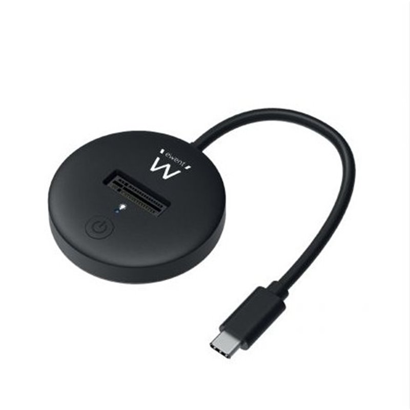 Ewent EW7013 base de conexión para disco duro USB 3.2 Gen 2 (3.1 Gen 2) Type-C