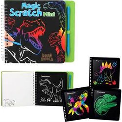 MINI MAGIC SCRATCH BOOK DINO WORLD