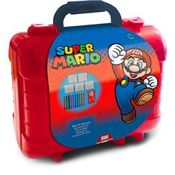 Maletin papeleria Super Mario Bros 19pzs