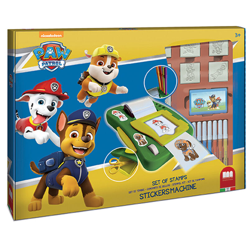 Maquina de pegatinas Patrulla Canina Paw Patrol