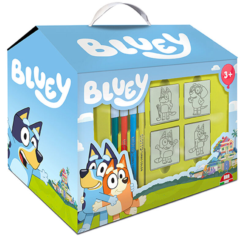 Set papeleria casa Bluey 20pzs