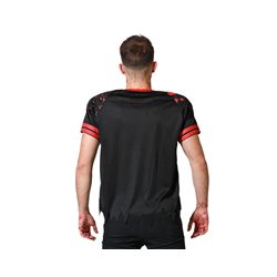 DISFRAZ CAMISETA JUGADOR RUGBY SANGRIENTO HOMBRE ADULTO