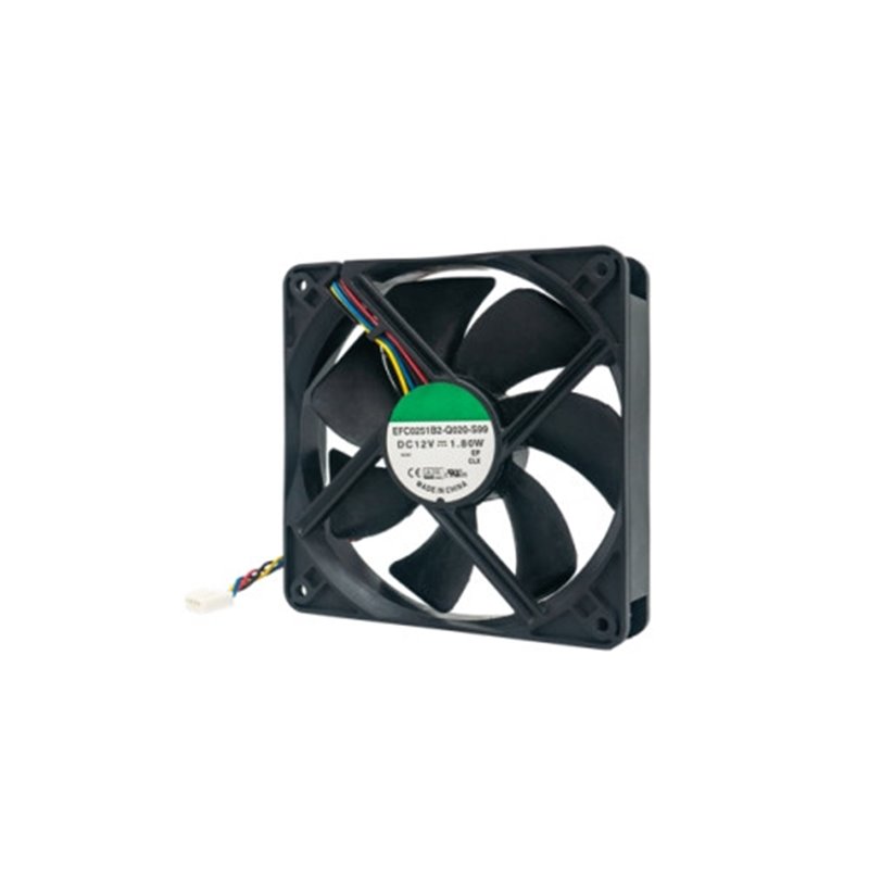 QNAP Fan 120x120x25mm 12V 4PIN 2200 RPM Conjunto de chips Ventilador Negro 1 pieza(s)