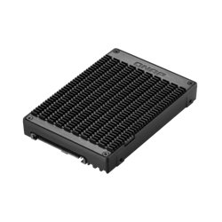 QNAP QDA-UMP4 caja para disco duro externo Caja externa para unidad de estado sólido (SSD) Negro 2.5"