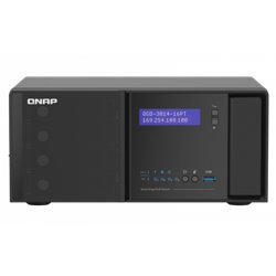 QNAP QGD-3014-16PT-8G switch Gestionado Gigabit Ethernet (10/100/1000) Energía sobre Ethernet (PoE) Negro