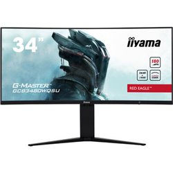 MONITOR IIYAMA 34" GAMING CURVO, UWQHD, 180HZ, 0,4 MS, HDMI, DISPLAYPORT