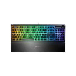 Steelseries APEX 3 teclado USB AZERTY Francés Negro