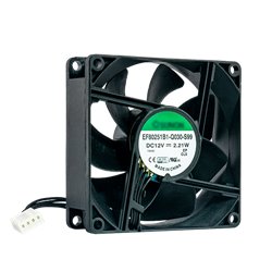 QNAP FAN-8CM-T01 ventilador de PC Universal Negro