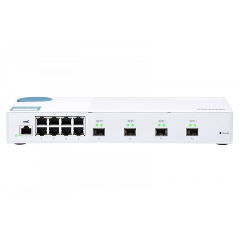 QNAP QSW-M408S switch Gestionado L2 Gigabit Ethernet (10/100/1000) Blanco