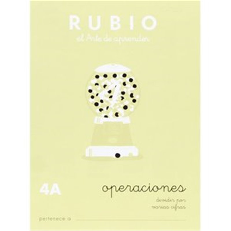 CUADERNO RUBIO OPERACIONES 4A