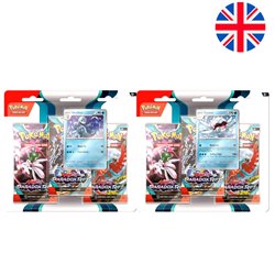 Blister juego cartas coleccionables Paradox Rift Scarlet & Violet Pokemon ingles surtido