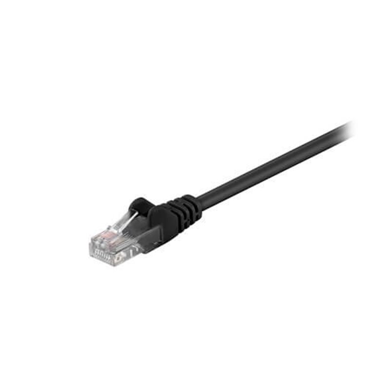 CABLE RED UTP CAT5E RJ45 GOOBAY 3M NEGRO