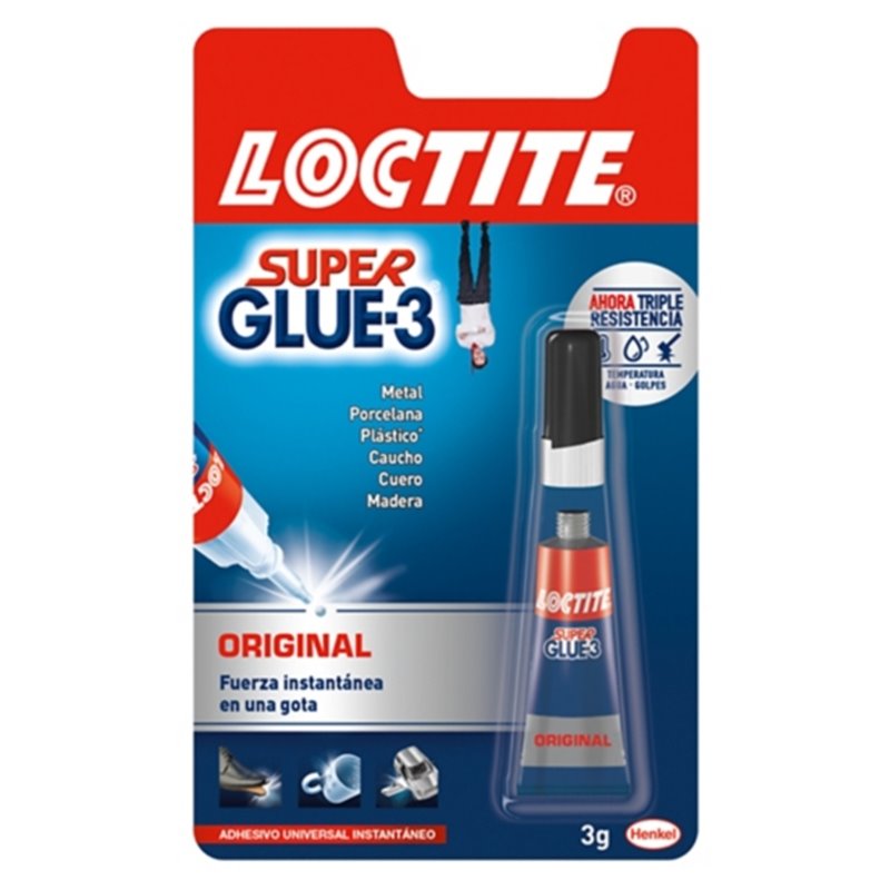 LOCTITE SUPER GLUE-3 LÍQUIDO ORIGINAL