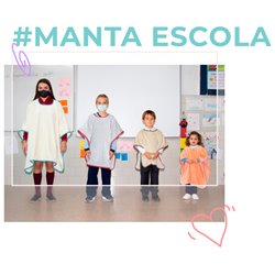 MANTA ESCOLAR - MANTA ESCOLA - PONCHO COLE