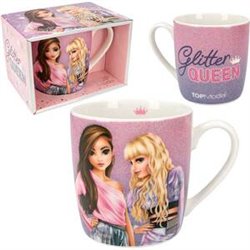 TAZA GLITTER QUEEN TOPMODEL