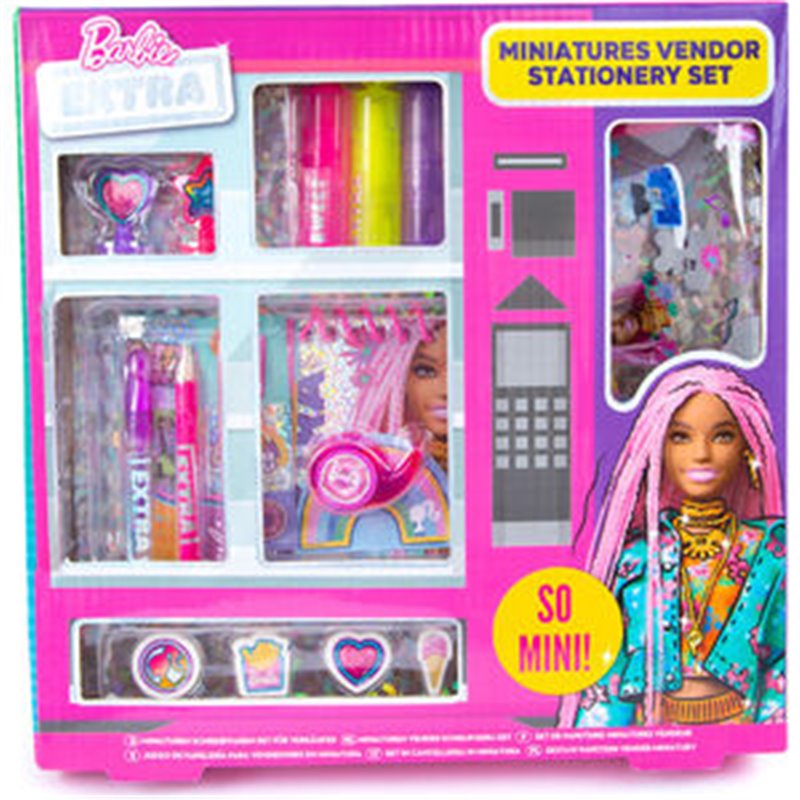 JUEGO DE PAPELERIA MINIATURA BARBIE