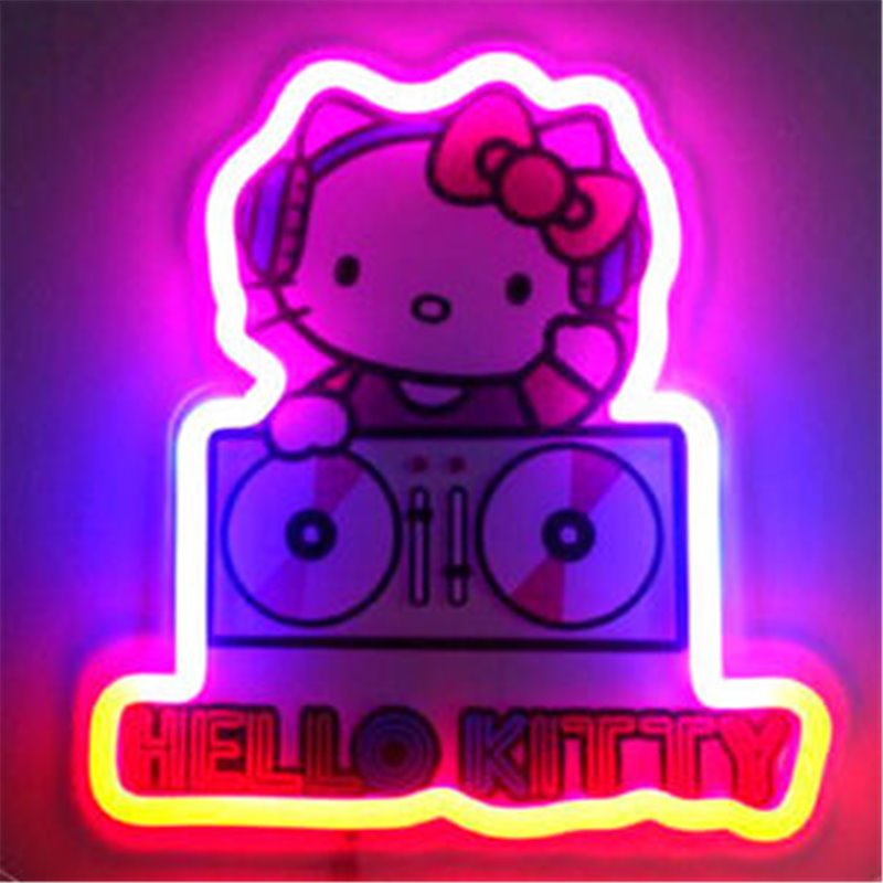 LAMPARA MURAL NEON NEON HELLO KITTY