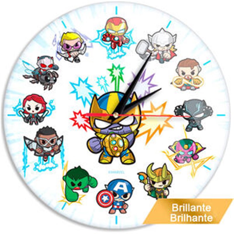 RELOJ PARED AVENGERS MARVEL