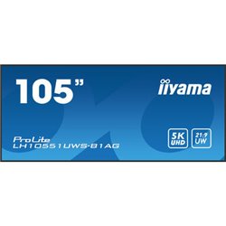 iiyama LH10551UWS-B1AG pantalla de señalización Pantalla plana para señalización digital 2,66 m (104.7") LED 500 cd / m² UltraWi