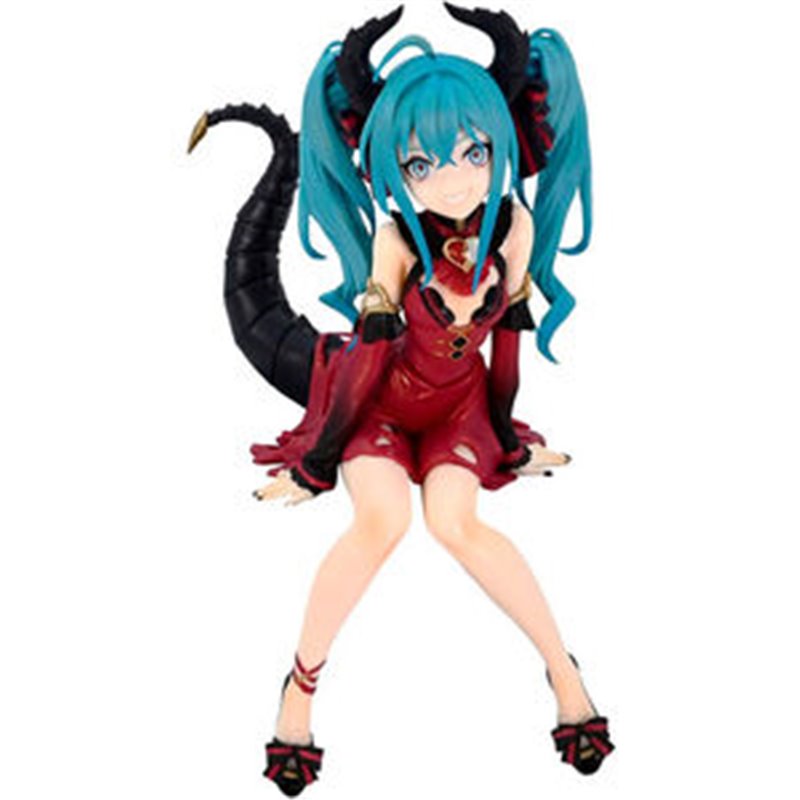 FIGURA NOODLE STOPPER HATSUNE MIKU VILLAIN RED HATSUNE MIKU 16CM