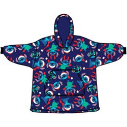 BATA SUDADERA OVERSIZE STITCH DISNEY CORAL INFANTIL