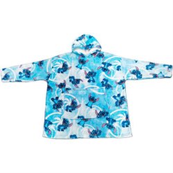 BATA SUDADERA OVERSIZE STITCH DISNEY CORAL INFANTIL