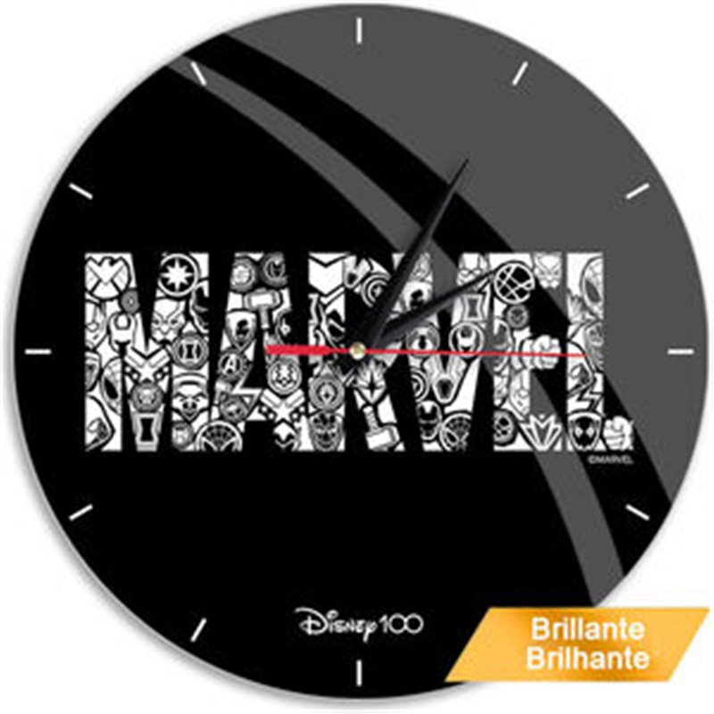 RELOJ PARED LOGO MARVEL