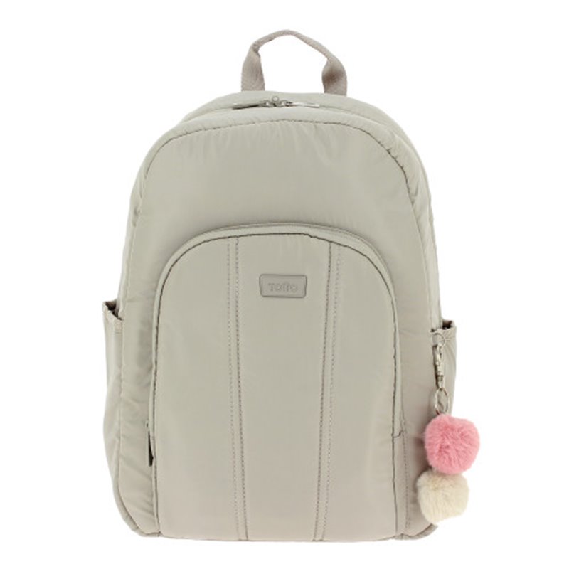 MOCHILA ARLET BEIGE PARA PORTATIL 14" TOTTO MA04ARL001-22100-T11