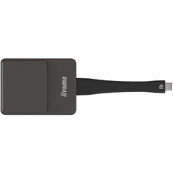 iiyama WP D002C adaptador Smart TV USB 4K Ultra HD Negro, Plata