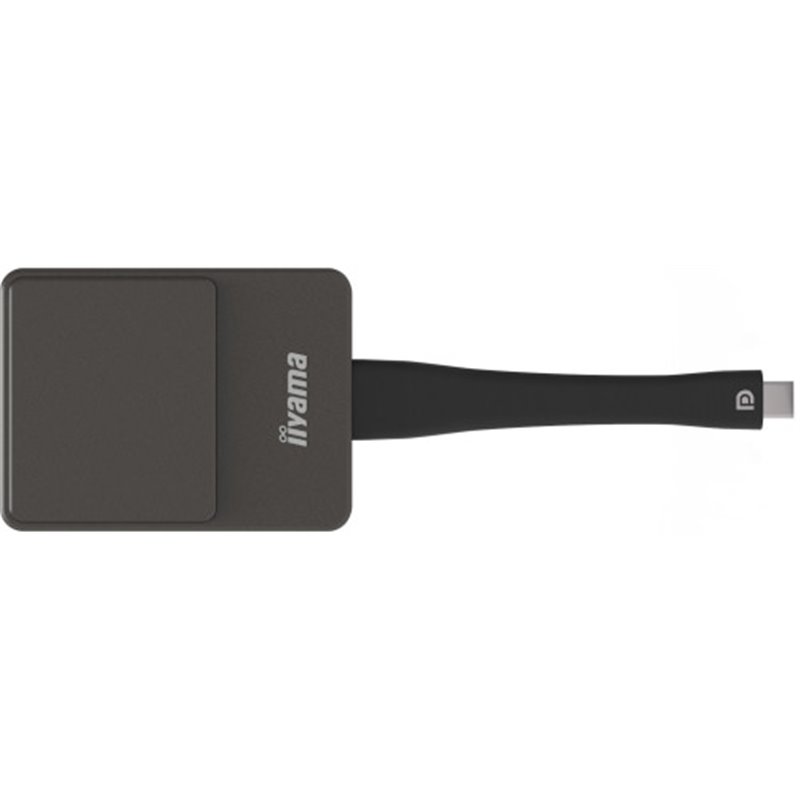 iiyama WP D002C adaptador Smart TV USB 4K Ultra HD Negro, Plata