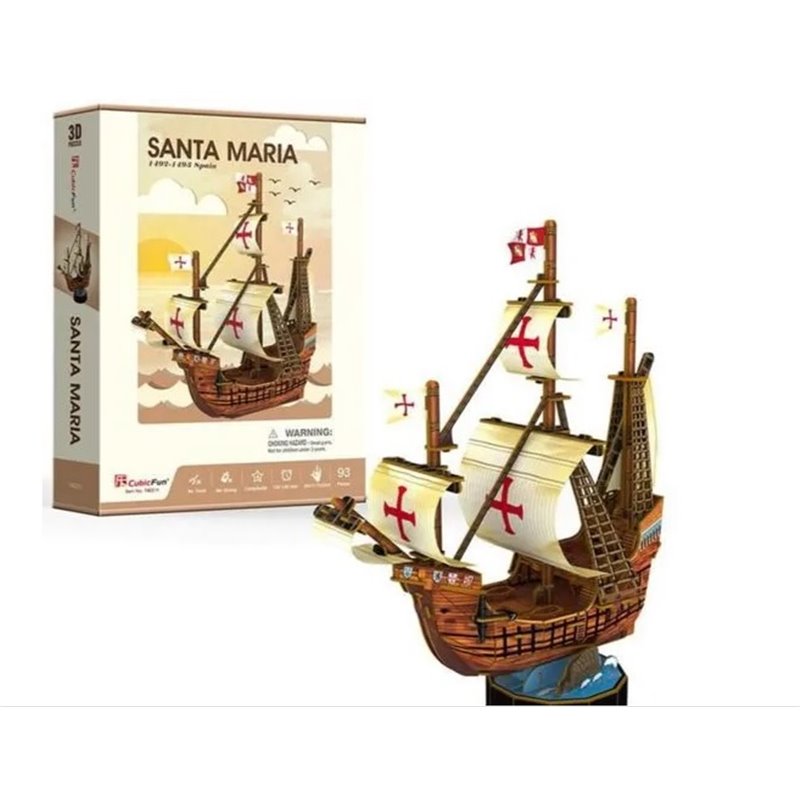 PUZZLE 3D SANTA MARIA 93 PIEZAS