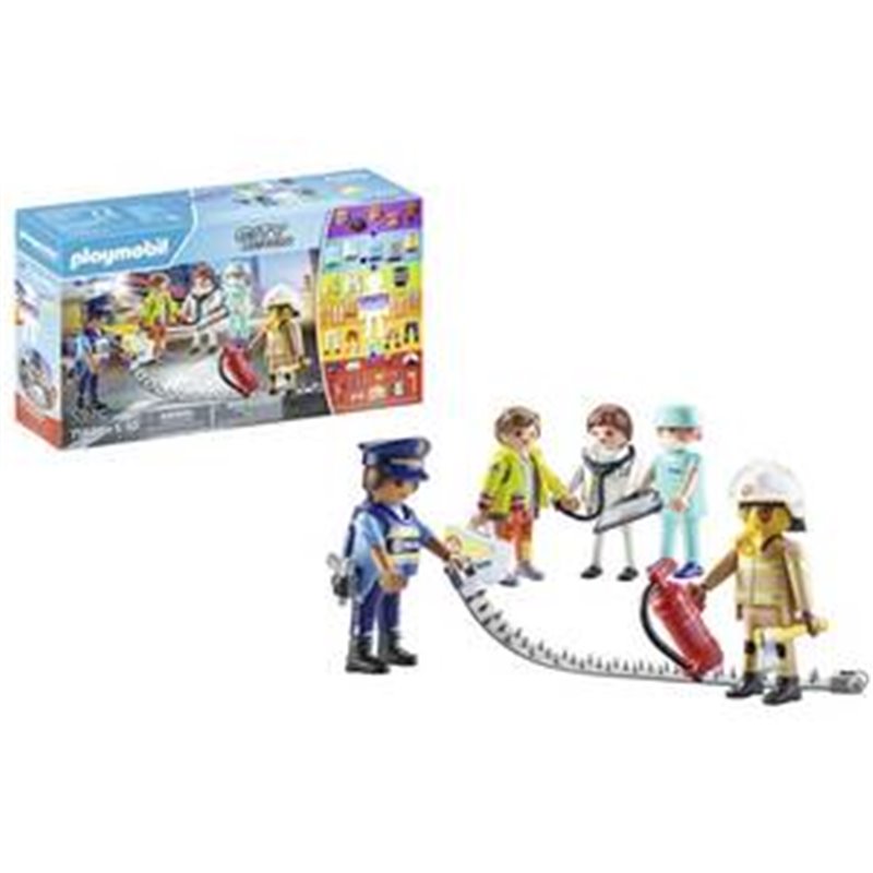 MY FIGURES:EQUIPO RESCATE PLAYMOBIL