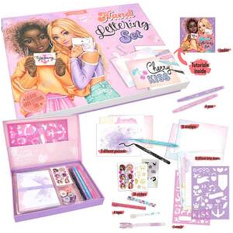 SET CARTAS Y LETTERINGS TOP MODEL